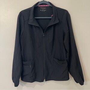 HeartSoul Scrubs Black Lightweight Jacket size Medium